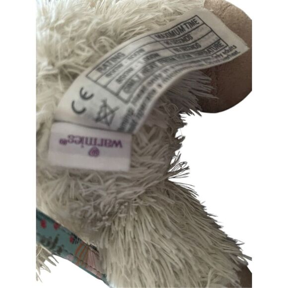 Warmies White Brown Stuffed Dog Plush Toy - Picture 6 of 11